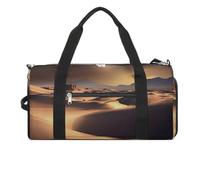 Sahara Desert Sac de sport pour homme et femme, sac fourre-tout imperméable, grand sac de sport pour voyage et entraînement