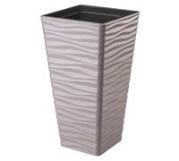 Sahara Dunes Slim carré 35 cm gris-beige Boîtier pour l'intérieur et l'extérieur
