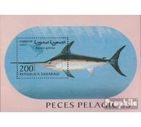 sahara édition le gouvernement en exil sans validité dans int. transports de courrier no.20 neuf avec gomme originale ** MNH 1997 Poisson (Timbres pour les collectionneurs) eau Animaux