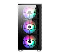 SaharaGaming P44 Étui à Lunettes trempé avec Ventilateur et hub Blanc 4 x 14 cm