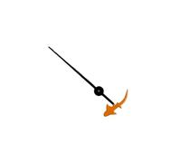Saharuse 1 Accessoire de Montre : Aiguille Simple des Secondes 12,5 mm sans Luminescence for Mouvement NH35/NH36/4R/7S(Blue Turtle)