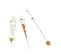 Saharuse 1 Aiguille de Montre argentée et Jaune Lumineuse Verte, Compatible avec Les mouvements NH34, NH35, NH36, ETA2824, 2836 Miyota8215-DG. Accessoires(Silver yellow3)