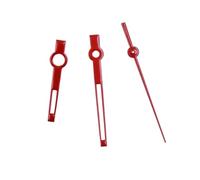 Saharuse 1 Aiguille de Montre Bleue/Rouge/Jaune Lumineuse Verte, Compatible avec Les mouvements automatiques NH35, NH36, ETA 2824, 2836, PT5000 et ST2130(C-Red)