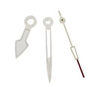 Saharuse 1 Aiguille de Montre NH35 argentée et Verte Lumineuse, Compatible avec Les mouvements NH36, ETA2824, ETA2836 Miyota82 DG. Accessoires pièces détachées(Silver-NH)