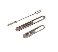 Saharuse 1 Aiguille NH35, Accessoire de Montre, Creuse, Or Rose argenté, sans Luminescence, Compatible avec Les mouvements NH36, 4R et 7S(Rose Gold)