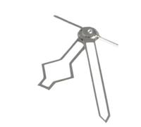 Saharuse 1 Aiguille NH35 « Flocons de Neige » 9,5 x 13, mm, luminescente Verte, Compatible avec Les mouvements NH36, NH35A et ETA 2836 2824(Silver)