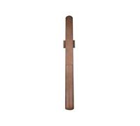 Saharuse 1 chausse-pied en bois de hêtre à manche Long 55cm, Base magnétique sans courbure(Coffee Brown)
