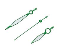 Saharuse 1 Jeu d'aiguilles de Montre 12,5 mm x 8, Vertes et Rouges Lumineuses for mouvements NH35/NH36/4R/7S - Accessoires(Green)