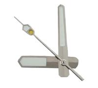 Saharuse 1 Jeu d'aiguilles de Montre 13 * 12 * 8 mm, luminescentes Vertes, compatibles avec Les modèles NH34, NH35, NH36, 4R et 7S (Accessoires Sport)(Silver Yellow)