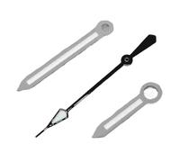 Saharuse 1 Jeu d'aiguilles de Montre 13 * 12 * 8 Vertes Lumineuses argentées/Noires for mouvements NH35/NH36/4R/7S Accessoires(White A1)