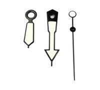 Saharuse 1 Jeu d'aiguilles de Montre Lumineuses Vertes Arrow 8,5 mm x 12, for Mouvement NH35/NH36/4R/7S(B6 Silver-Green)
