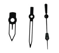 Saharuse 1 Jeu d'aiguilles de Montre NH35 NH36 NH38 7S26 7S36 4R35 4R36, argentées, Noires et Vertes, Lumineuses(D4 Black)