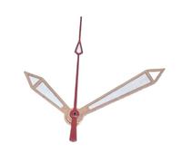 Saharuse 1 Jeu d'aiguilles de Montre plongée en Forme Cravate avec goupilles Glaive Or Rose luminescentes Vertes, pièces détachées for mouvements NH35 et NH36(Rose Glod Red)