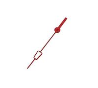 Saharuse Aiguille des Secondes NH35 de 12,5 mm, Lumineuse, argentée, Bleue, Rouge et Verte, Compatible avec Les mouvements NH34, NH36, NH38, NH70 NH72(NO.8 Yellow)