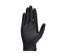 Saharuse Gants Industriels Jetables En Nitrile Orange, 50/30 Pièces, Texture Diamant Épaisse De 8 Mil, Mécanicien Sécurité for Tatouage Robuste(Diamond Black 30PCS,XL)