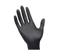 Saharuse Gants Jetables Sans Latex Noir Nitrile PVC Ménage Nettoyage Industrie Automobile Jardinage Soins Des Animaux Outils De Cuisine(S-22x8cm,20PCS (10 pairs))