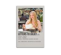 SAHDU I REWNRN Affiches de film Lettres à Juliette - Décoration murale décorative - Toile vintage pour salon, chambre à coucher - 50 x 75 cm - Style sans cadre