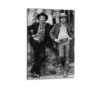 SAHDU I REWNRN Butch Cassidy And The Sundance Kid Poster décoratif sur toile vintage pour salon, chambre à coucher, 30 x 45 cm, style cadre