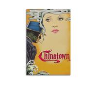 SAHDU I REWNRN Chinatown Affiches murales esthétiques - Décoration murale vintage sur toile pour salon, chambre à coucher - 50 x 75 cm - Style sans cadre
