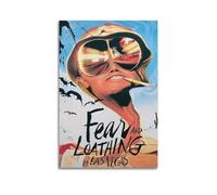 SAHDU I REWNRN Fear And Loathing in Las Vegas Movie 4 Posters - Impression sur toile vintage pour salon, chambre à coucher - 40 x 60 cm - Style sans cadre