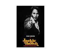 SAHDU I REWNRN Jackie Brown Poster de film décoratif sur toile vintage pour salon, chambre à coucher, 60 x 90 cm, sans cadre