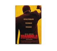 SAHDU I REWNRN Mandela - Poster mural décoratif sur toile vintage pour salon, chambre à coucher, 20 x 30 cm, sans cadre