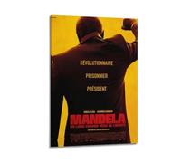 SAHDU I REWNRN Mandela Poster mural décoratif sur toile vintage pour salon, chambre à coucher, 60 x 90 cm, style cadre
