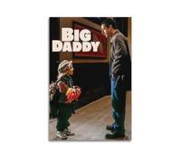 SAHDU I REWNRN Poster Big Daddy - Impression sur toile vintage pour salon, chambre à coucher - 20 x 30 cm - Style rétro - Sans cadre