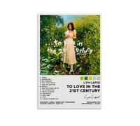 SAHDU I REWNRN Poster de l'album To Love In The 21st Century de Lyn Lapid - Décoration murale décorative - Toile vintage pour salon, chambre à coucher - 30 x 45 cm - Style sans cadre