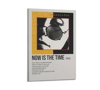 SAHDU I REWNRN Poster décoratif sur toile « Now Is The Time » d'Alanis Morissette - Décoration murale vintage pour salon, chambre à coucher - 40 x 60 cm - Style cadre