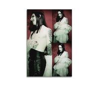 SAHDU I REWNRN Poster Marilyn Manson (10) - Impression sur toile vintage pour salon, chambre à coucher - 20 x 30 cm - Style rétro - Sans cadre
