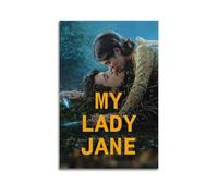 SAHDU I REWNRN Poster My Lady Jane - Impression sur toile vintage pour salon, chambre à coucher - 30 x 45 cm - Style rétro