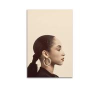 SAHDU I REWNRN Sade Poster mural décoratif sur toile vintage pour salon, chambre à coucher, 20 x 30 cm, sans cadre