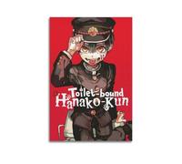 SAHDU I REWNRN Toilet-bound Hanako-kun Poster mural décoratif sur toile vintage pour salon, chambre à coucher, 20 x 30 cm, style sans cadre