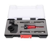 Sahgsa 8pcs Bit de Foret de Contre-contre-contre-nœuds - 3 Flûtes à Double Fin, avec Arrêt Réglable en Profondeur | Multifonctionnel pour les Projets de Menuiserie, Outils de Forage