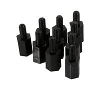 Sahgsa Assortiment D'écrous de Vis à Tête Ronde, Entretoise Femelle Hexagonale en Nylon pour L'installation du Matériel, 100 Pièces