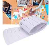 Sahgsa Autocollants de Nom, Artisanat Durable, étiquettes à Repasser pour Enfants de la Maternelle, 200 Pièces