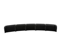 Sahgsa Becquet de Diffuseur de Pare-Chocs Arrière Noir Brillant Universel pour L'amélioration des Performances Aérodynamiques de la Voiture
