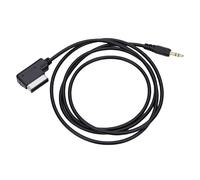 Sahgsa Câble Adaptateur AMI MDI vers Jack Aux 3,5 Mm Durable Remplacement de L'interface Musicale pour 2008-2021 pour la Lecture Sonore du Smartphone Noir