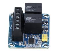 Sahgsa Commutateur de Relais de Télécommande à Double Canal avec 20A DC 5-8V pour équipement électronique
