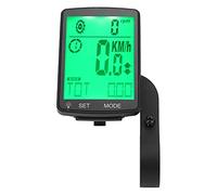 Sahgsa Compteur de Vitesse de Vélo à écran LED, Chronomètre Multifonction étanche pour Accessoires de Cyclisme (205-YA100 Vert)