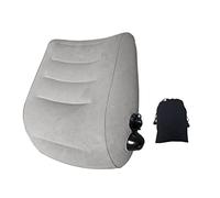 Sahgsa Coussin de voyage gonflable - Coussin de dos gonflable - Soutien lombaire avec sac de rangement - Coussin confortable - Plus de soutien et de confort du dos, de la tête et du dos