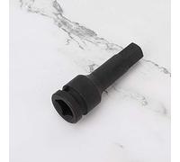 Sahgsa Embout de Tournevis à Douille Hexagonale 1/2 Pouces, Outil Antidéflagrant Durable pour le Travail Professionnel à Impact D'air, Noircissement du Chrome Molybdène 42 (Douille tournevis 1/2
