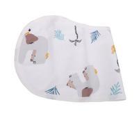 Sahgsa Ensemble de bavoirs doux et confortables pour bébé - 4 couches - Serviette d'allaitement absorbante pour nourrir la bave - Rembourrage d'épaule antidérapant et imperméable - Avec tissu doux et