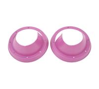 Sahgsa Ensemble de Couvercles de Protection pour Déflecteur de Haut-Parleur de Voiture, Améliore la qualité du Son, Installation Facile pour Voiture RV 6,5 Pouces, 2 Pièces en Silicone Violet
