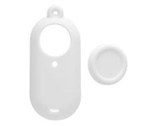Sahgsa Ensemble de étuis de Protection en Silicone pour GO 3S, Couverture Complète Durable pour Appareil Photo et Capuchon D'objectif pour Un Transport Pratique (Blanc)