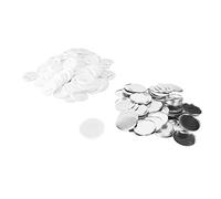 Sahgsa Ensemble de Pièces de Boutons de Badges Antirouille, Bricolage pour Machine à Fabriquer des Boutons, 100 Ensembles pour événements et (75MM)