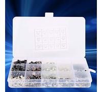 Sahgsa Kit de Commutateurs à Bouton-poussoir Tactile, 750 Pièces, 15 Valeurs, pour la Réparation D'appareils électroniques et Ménagers