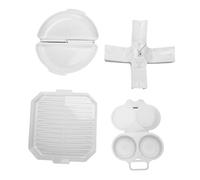 Sahgsa Kit de cuisine pour micro-ondes avec bol à bacon, cuiseur à œufs et étagère à pommes de terre, convient pour les repas rapides et délicieux, kit de cuisine pour micro-ondes, kit d'accessoires