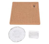 Sahgsa Kit de planche en macramé pour la fabrication de bijoux - Kit complet d'accessoires avec 30 aiguilles en T durables - Idéal pour le tressage fait à la main - Base en liège réutilisable pour les